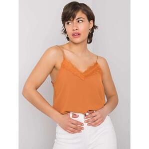 Dámsky top Griselda RUE PARIS brown