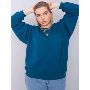 Dámska plus size mikina MISCHA modrá