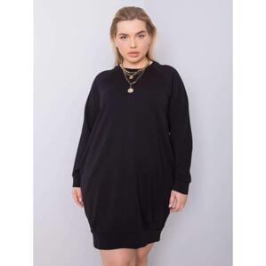 Dámske plus size šaty ARIADNE čierne