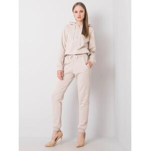 Dámske tepláky Vickey SUBLEVEL light beige
