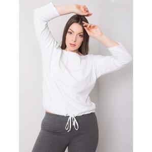 Dámska blúzka plus size SANDY white