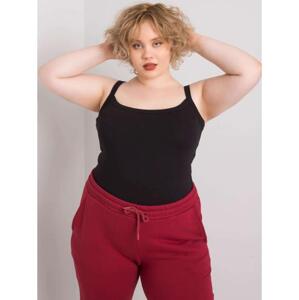 Dámsky top plus size SCARLETTE čierny