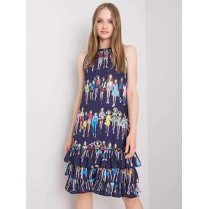 Dámske šaty Mariangela RUE PARIS navy blue