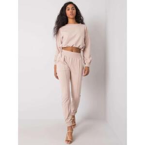 Dámsky set Laila RUE PARIS beige