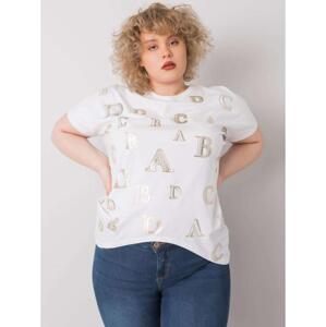 Dámska plus size blúzka SABINA biela