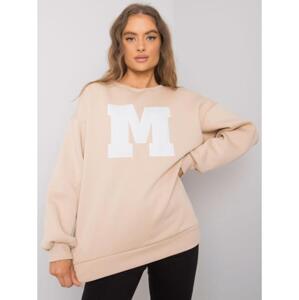Dámska bavlnená mikina ARMELLE light beige