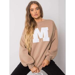 Dámska bavlnená mikina ARMELLE beige