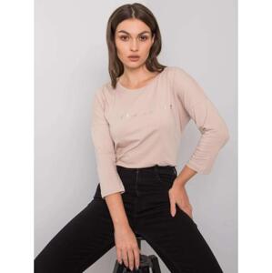 Dámska blúzka s nápisom CANTRICE light beige