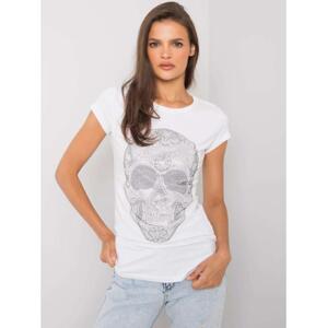 Dámske tričko SKULL white