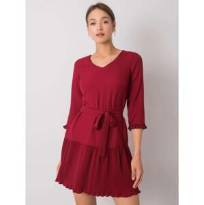 Dámske šaty FLEUR burgundy
