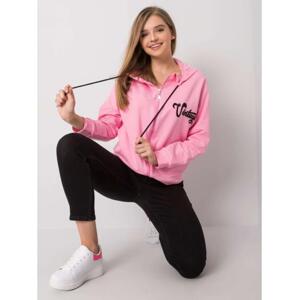 Dámska mikina s kapucňou DIANE pink