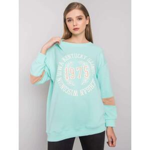 Dámska oversize mikina KATE mint