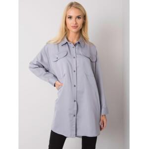 Dámske oversize tričko CATHY sivé