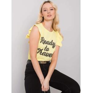 Dámska blúzka s potlačou BEVERLY yellow