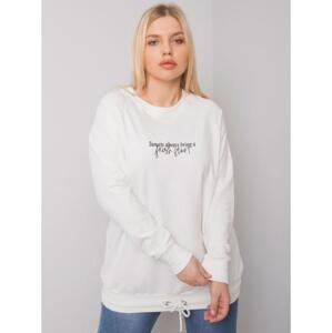 Dámska plus size mikina MARLOW ecru