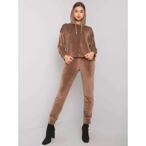 Dámsky set s nohavicami Chanya dark beige