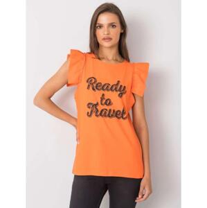 Dámska blúzka s potlačou BEVERLY orange