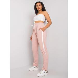 Dámske plus size tepláky s potlačou ABELIA pink