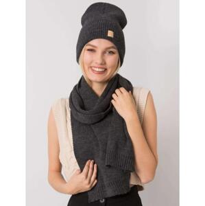 Dámsky set RUE PARIS dark grey