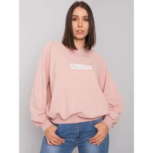 Dámska plus size mikina s kapucňou HARLETTE pink