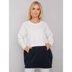Dámska klokanka RUE PARIS Hartsville ecru blue