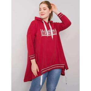 Dámska mikina BELINA burgundy