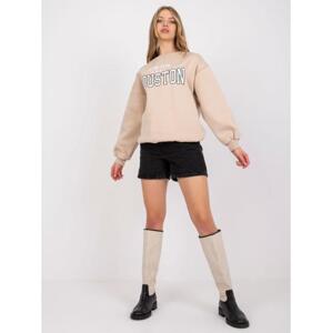 Dámska mikina s potlačou LOS ANGELES beige