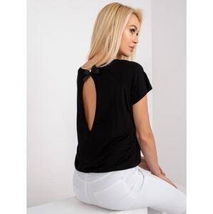 Dámska blúzka s krátkym rukávom LUCIENNE black