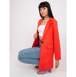 Dámska bunda z eko-semišu elegantná IRMINA coral