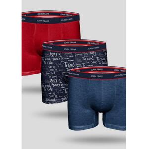 Pánske boxerky John Frank JF3BFG03 3Pack