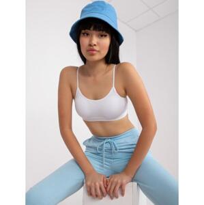 Dámsky top s tenkými ramienkami THIN white