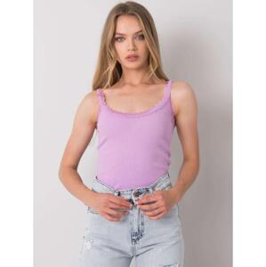 Dámsky pruhovaný top SANDY light purple