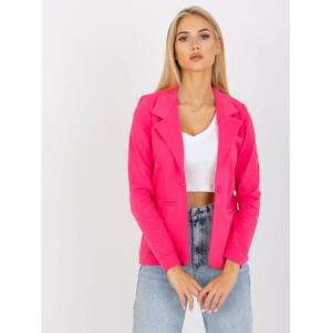 Dámske sako s dlhým rukávom OCH BELLA pink