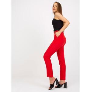 Dámske nohavice s opaskom DORINE red