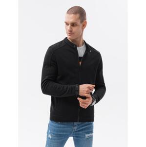 Pánska mikina na zips GAUGE čierna