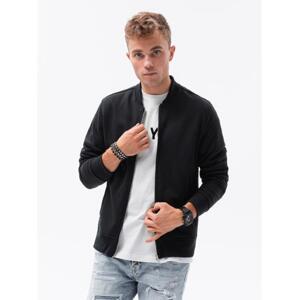 Pánska mikina na zips COLBY čierna