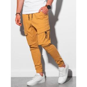 Pánske jogger nohavice ENDA horčicové
