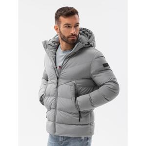 Pánska bunda zimná SPENCER šedá