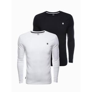 Pánske tričko s dlhým rukávom - mix 2-pack FINALY