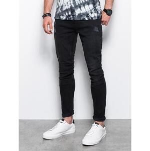 Pánske džínsy SKINNY FIT čierne
