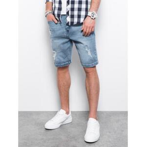 Pánske džínsové šortky LAGIRA light denim