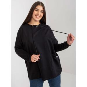 Dámska blúzka plus size DEVONDRA čierna