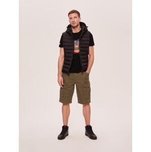 Pánske šortky THORAN SH W424 khaki