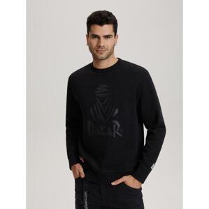 Pánska mikina DKR CREW 04 B1563 čierna