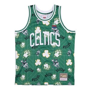 Mitchell & Ness Boston Celtics Swingman Jersey - Pánske - Dres Mitchell & Ness - Zelené - MSPOBW19081-BCEPTKG - Veľkosť: 2XL