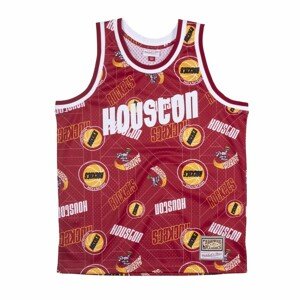 Mitchell & Ness Houston Rockets Swingman Jersey - Pánske - Dres Mitchell & Ness - Červené - MSPOBW19081-HROPTRD - Veľkosť: 2XL