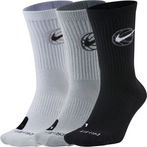 Nike Everyday Crew Socks - Unisex - Ponožky Nike - Viacfarebné - DA2123-902 - Veľkosť: M