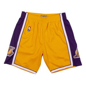 Mitchell & Ness NBA Swingman Shorts Los Angeles Lakers - Pánske - Kraťasy Mitchell & Ness - Žlté - SMSHCP19075-LALLGPR091 - Veľkosť: XL