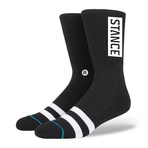 Stance OG Black Socks - Pánske - Ponožky Stance - Čierne - M556D17OGG - Veľkosť: M