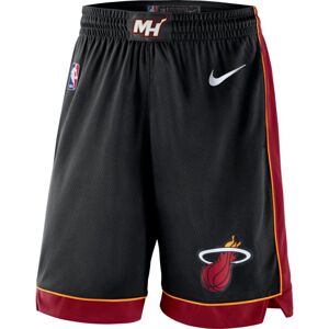 Nike Miami Heat Icon Edition NBA Swingman Shorts - Pánske - Kraťasy Nike - Čierne - AJ5620-010 - Veľkosť: 2XL